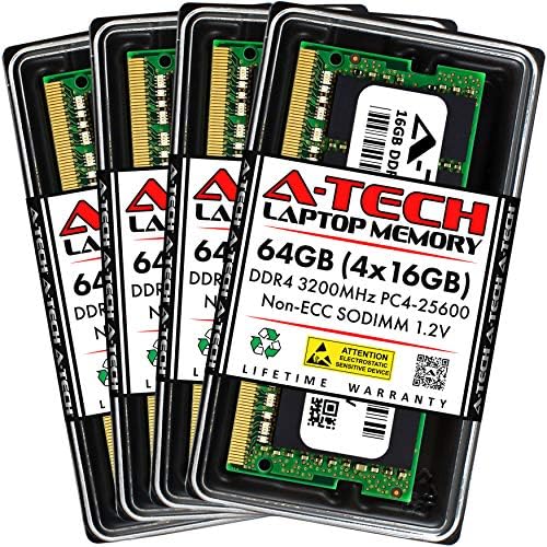 A-Tech 8GB DDR4 3200 MHz SODIMM PC4-25600 (PC4-3200AA) CL22 Non-ECC Laptop RAM Memory Module|B08KTQFZ9P