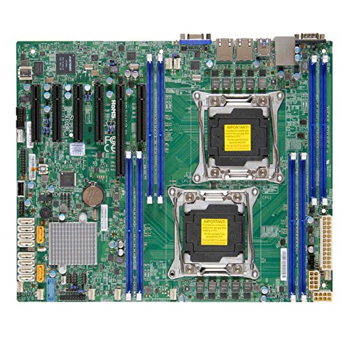 Supermicro X10DRL-I-B Dual LGA2011/ Intel C612/ DDR4/ SATA3&USB3.0/ V&2GbE/ ATX Server Motherboard