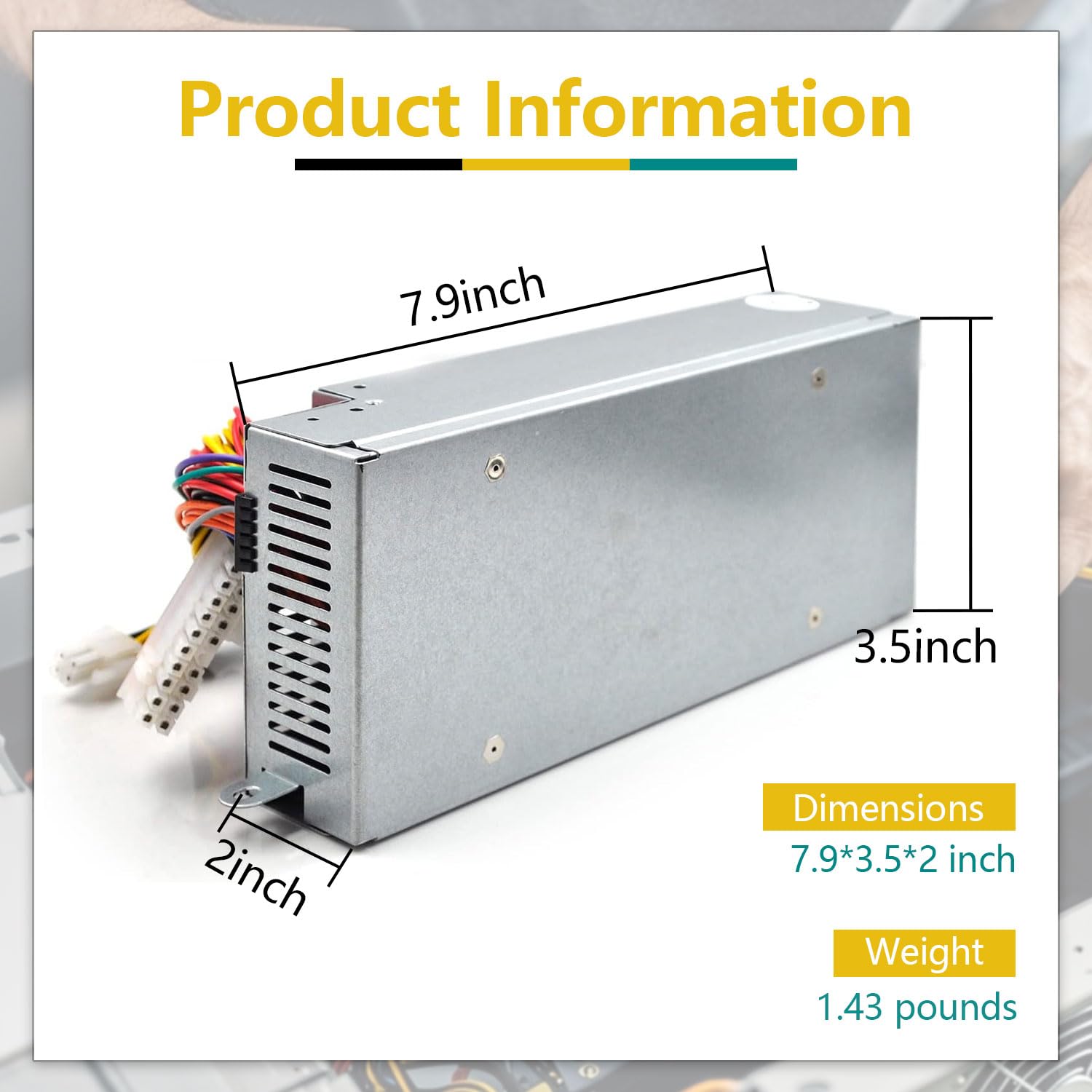 220W Power Supply Compatible with Dell Inspiron 3647 660s Replacement for Acer X1420 X3400 eMachines Gateway Series Delta DPS-220UB A Liteon H220AS-00 D220ES-01 L220AS-00 PS-5221-03DF R82H5 R82HS