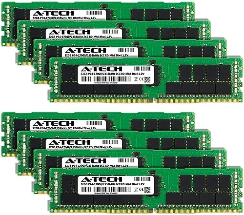 A-Tech 64GB Kit (2x32GB DDR4 3200MHz PC4-25600 ECC RDIMM 2Rx4 Dual Rank 1.2V ECC Registered DIMM 288-Pin Server & Workstation RAM Memory Upgrade Modules (A-Tech Enterprise Series