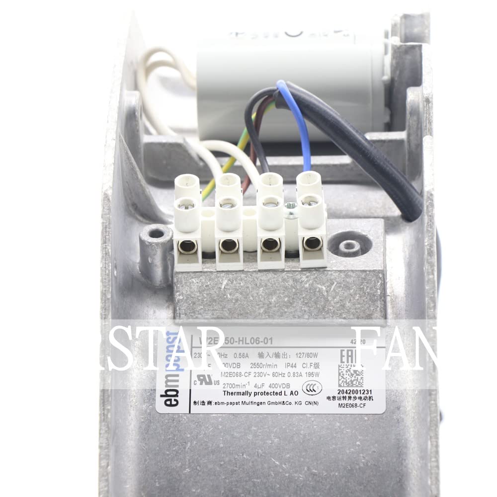 W2E250-HL06-01 Fan M2E068-CF AC 230V 127W 280X80MM Cooling Fan EBMPASPT
