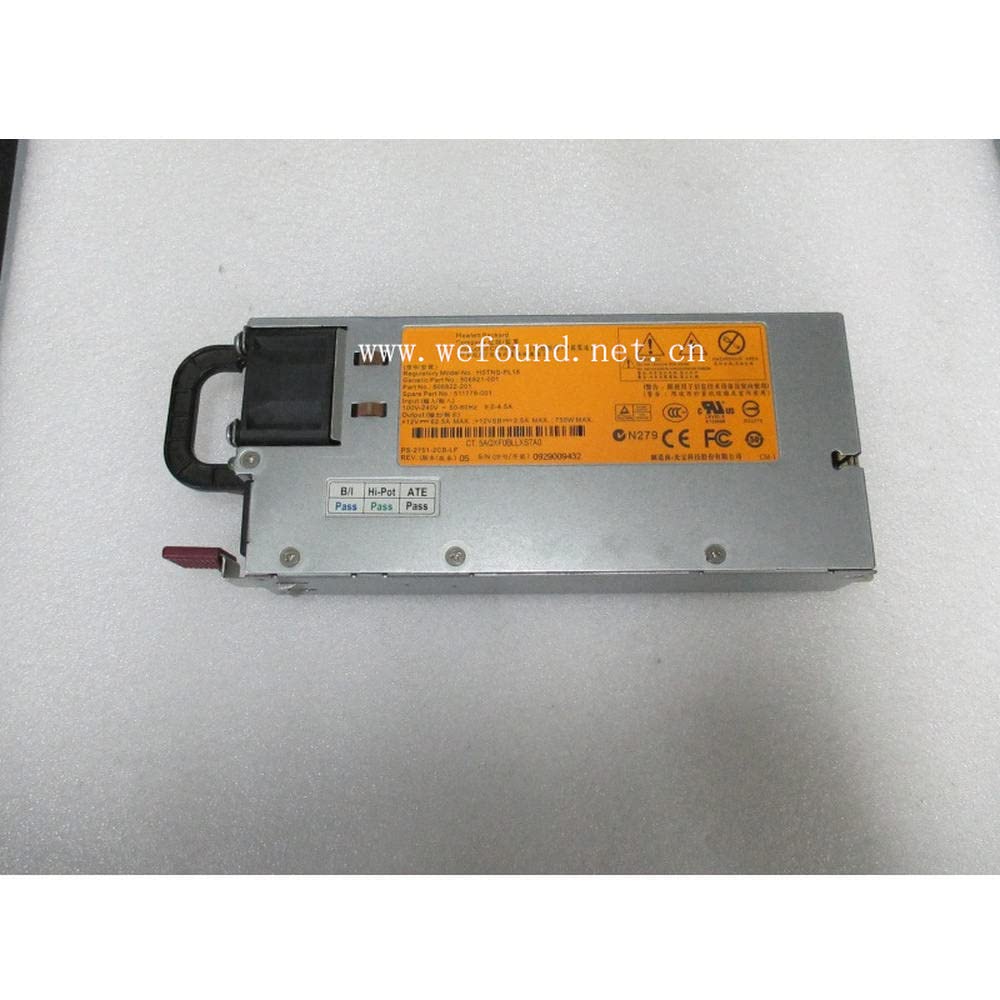 HSTNS-PL18 506821-001 506822-201 511778-001 750W Power Supply