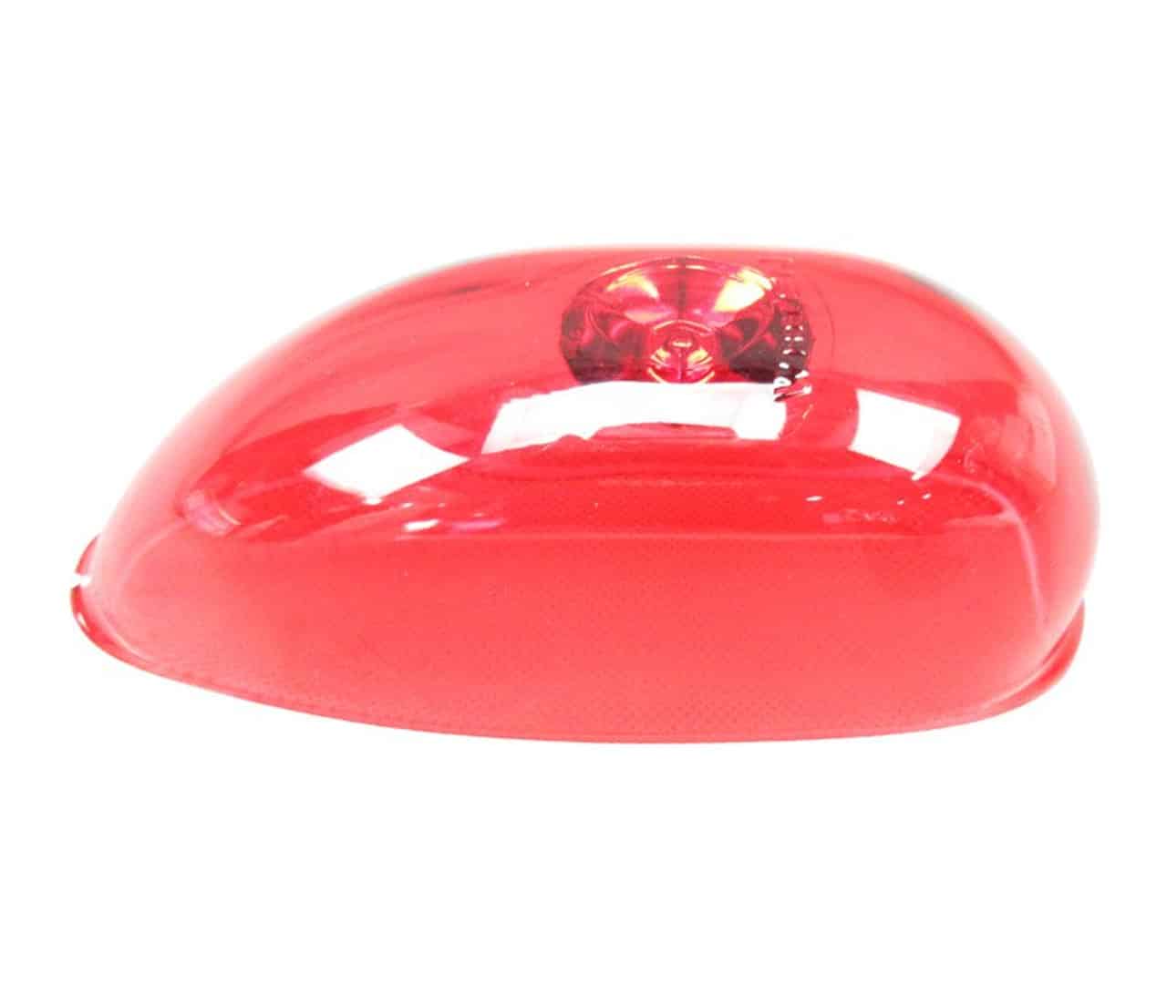 Whelen Lens Red, w/Hole, used on 90044 Series 68-4270569-53