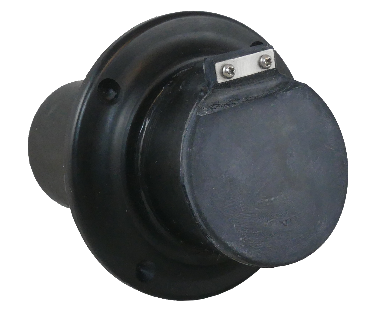 Centek Veratron 1200301 2" Exhaust Thru-Hull, Black w/Flapper
