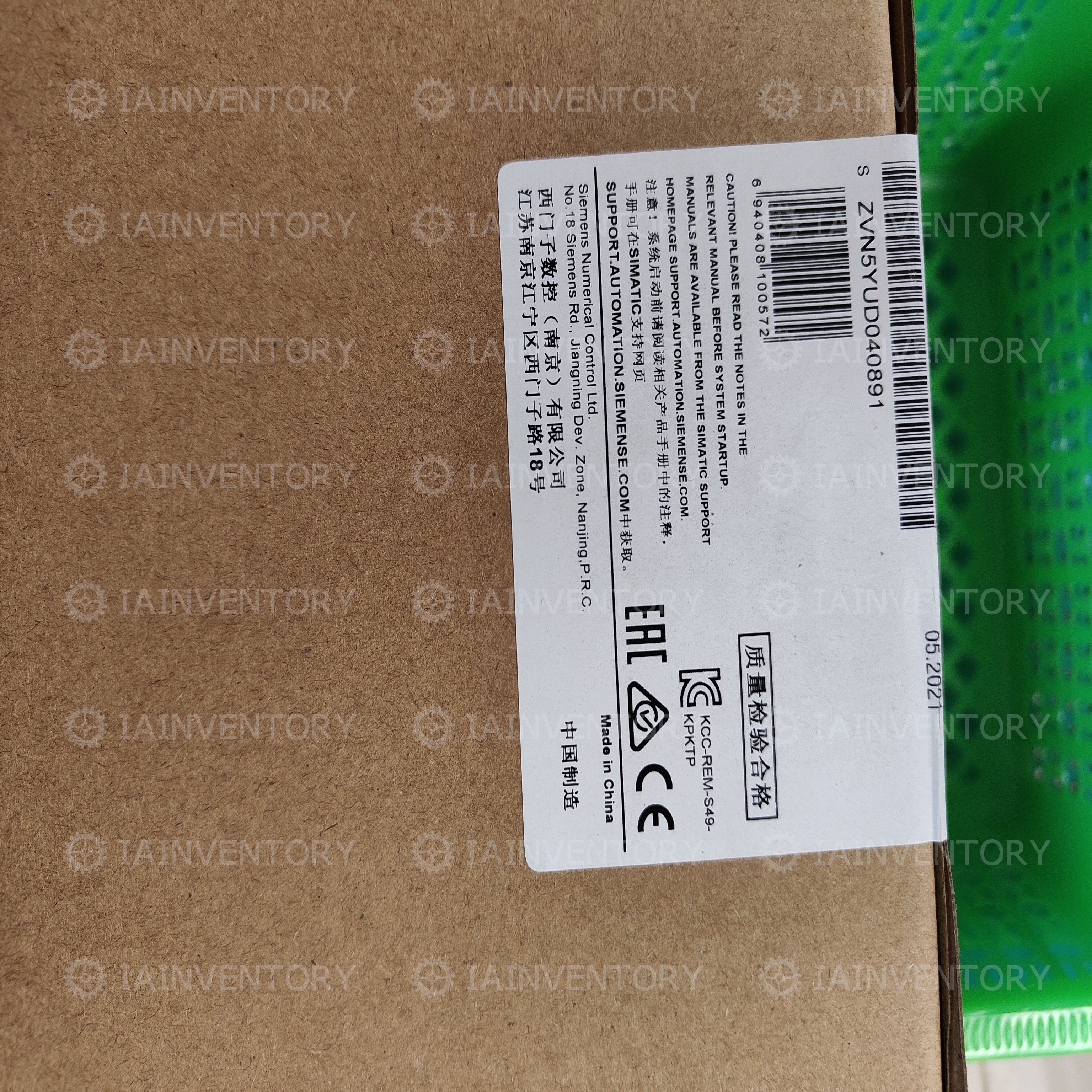 i box SIEMENS 6AV6647-0AB11-3AX0 TOUCH PANEL 6AV6 647-0AB11-3AX0