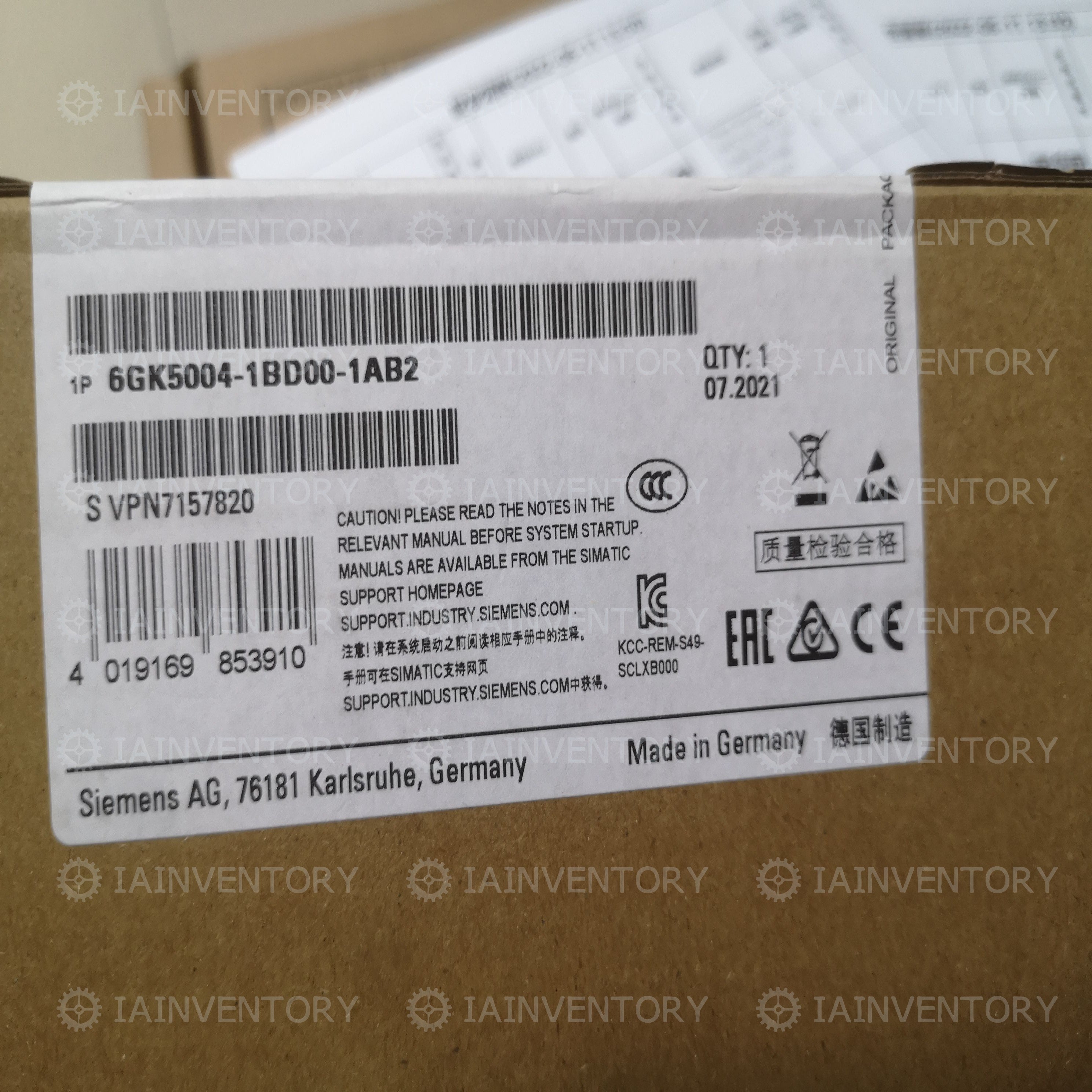 Siemens 6GK5 004-1BD00-1AB2 6GK5004-1BD00-1AB2