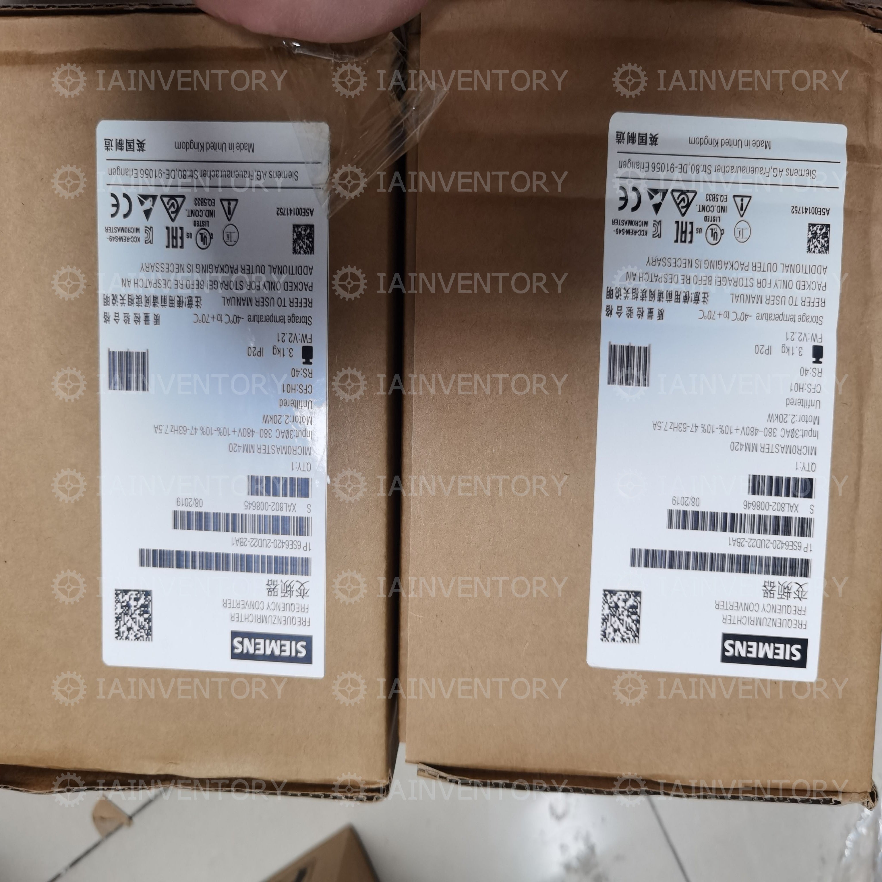 Siemens 6SE6420-2UD22-2BA1 Inverter 6SE6 420-2UD22-2BA1