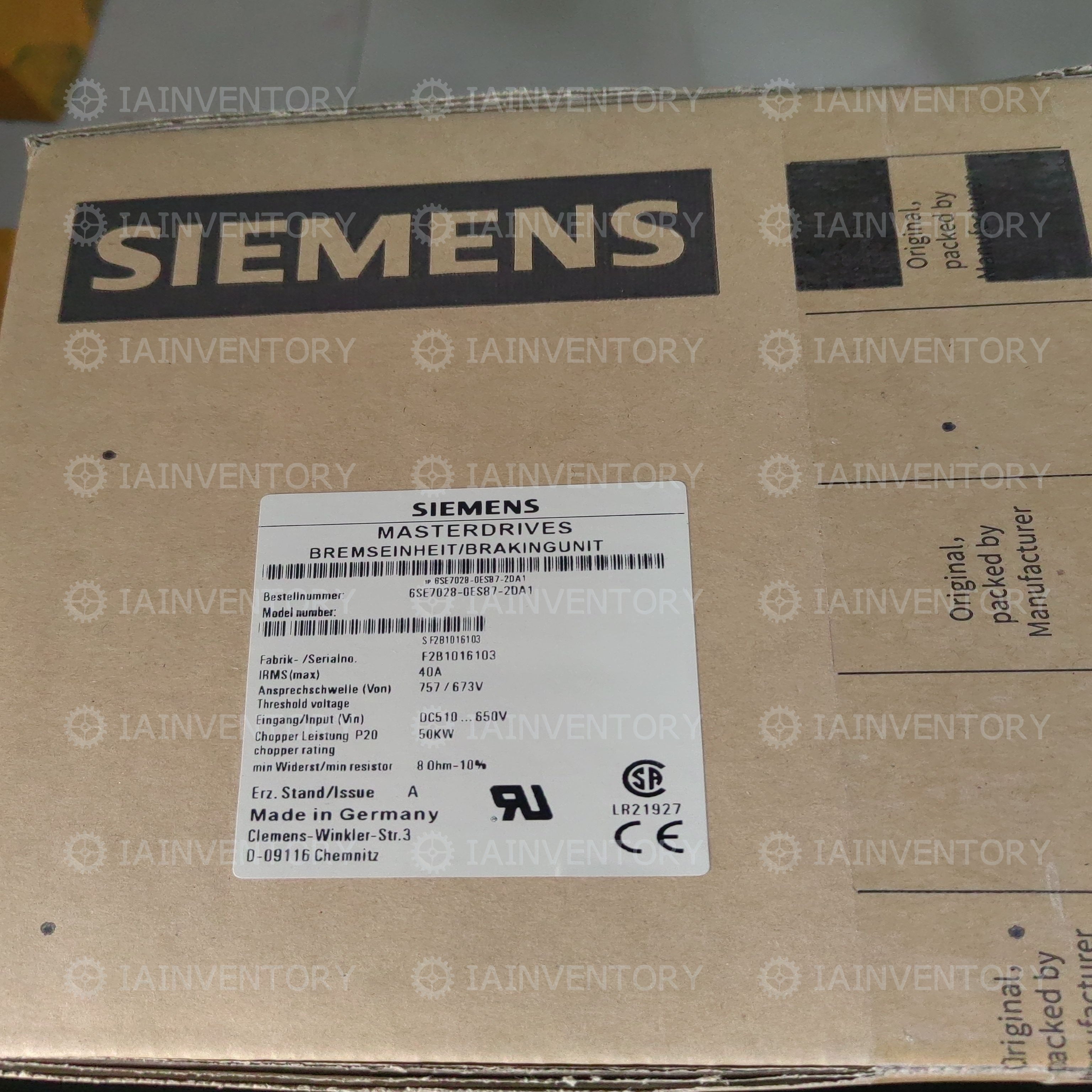 Siemens 6SE7 028-0ES87-2DA1 6SE7028-0ES87-2DA1