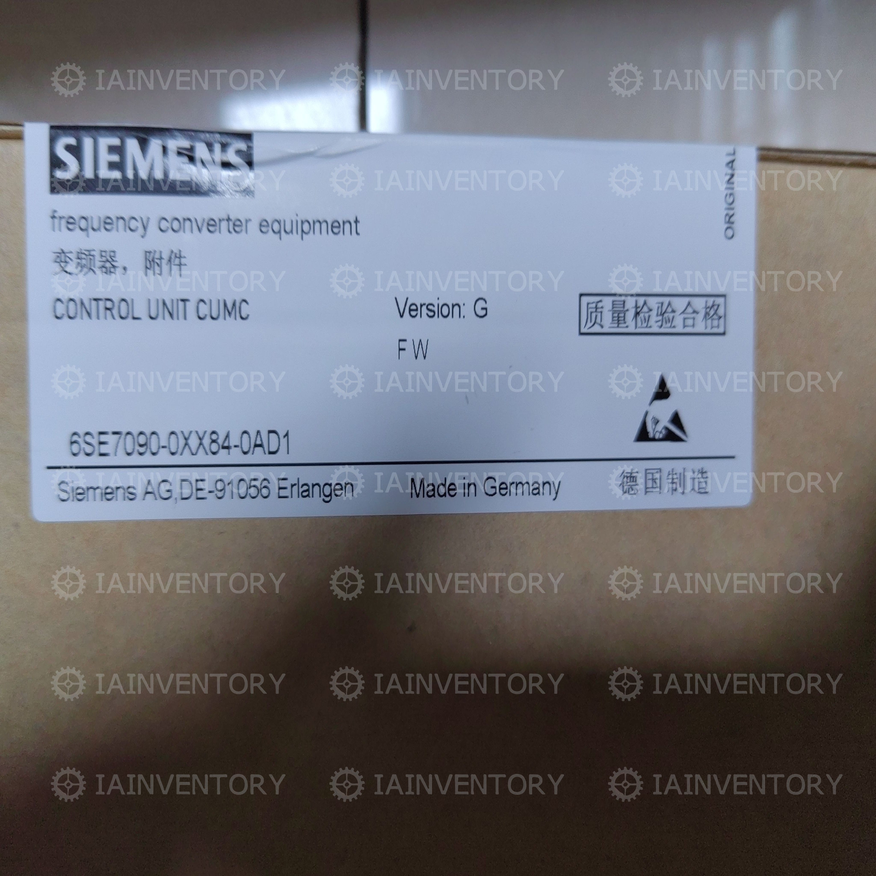 SIEMENS 6SE7090-0XX84-0AD1-F01