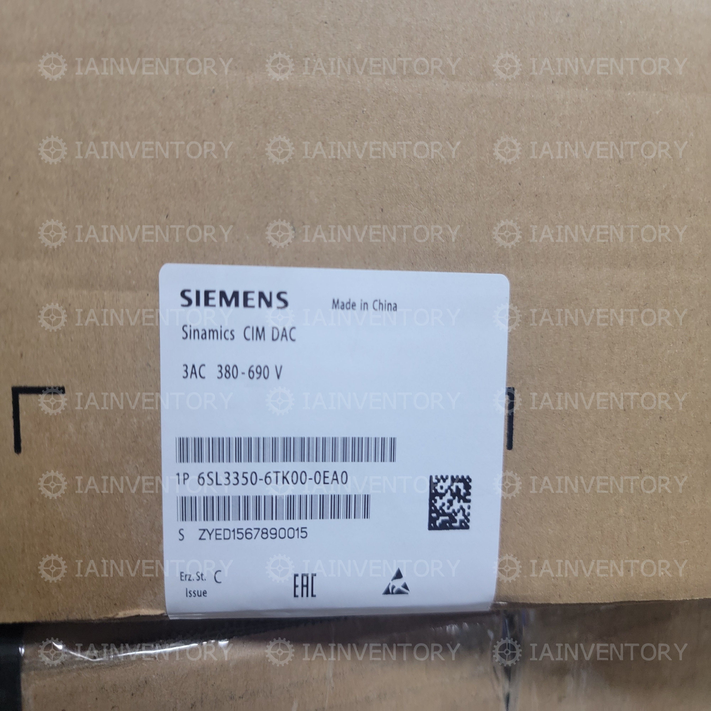 SIEMENS SINAMICS CIM 6SL3350-6TK00-0EA0 6SL33506TK000EA0