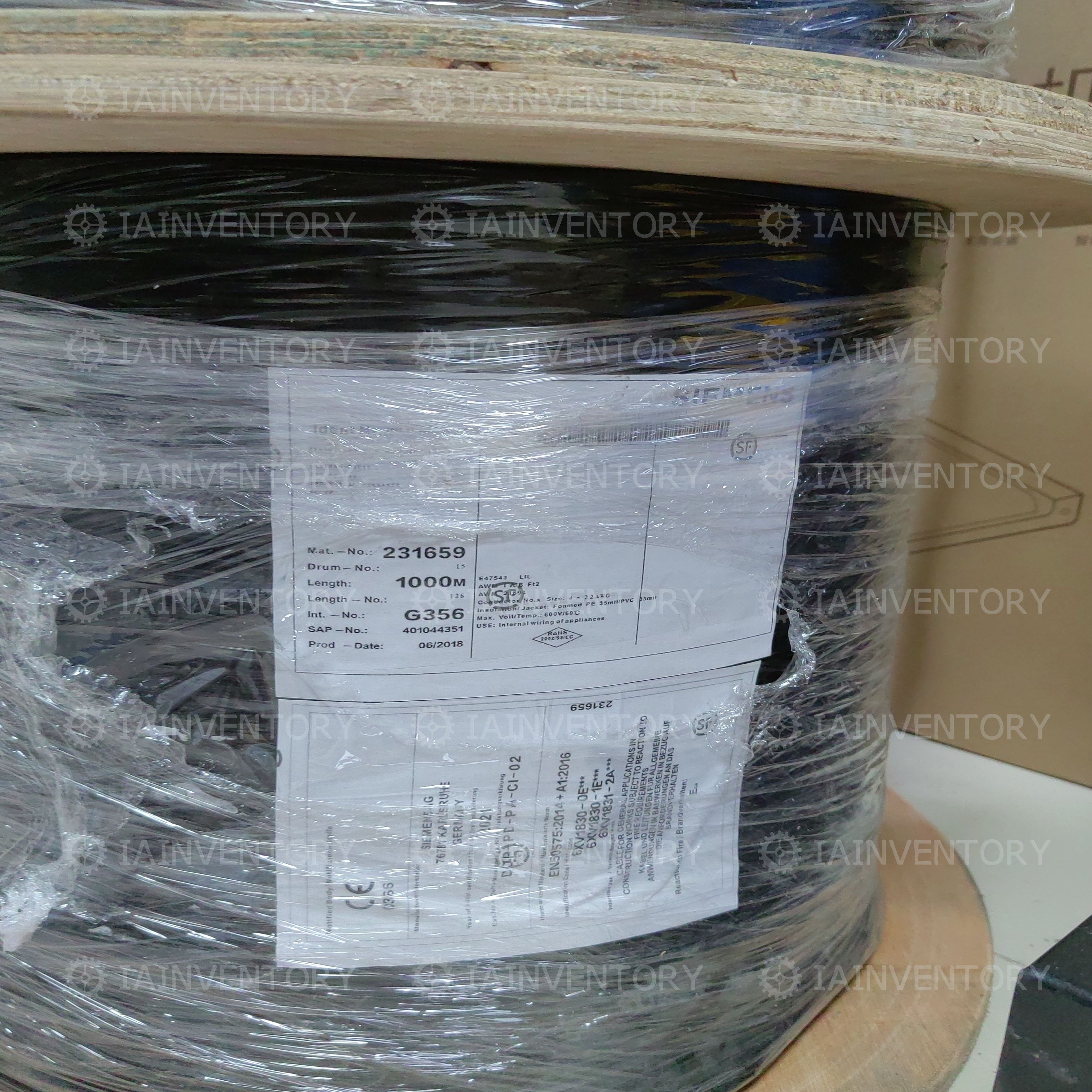 1000M Siemens PROFIBUS Cable 6XV1 840-2AH10 6XV1840-2AH10