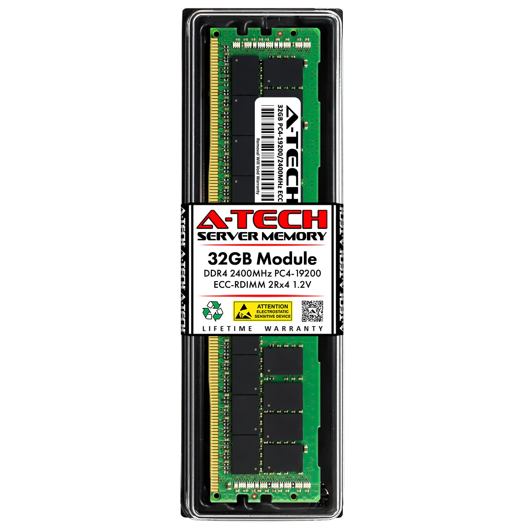 32GB RAM Replacement for IBM-Lenovo 46W0835 | DDR4 2400MHz PC4-19200R ECC RDIMM 2Rx4 1.2V 288-Pin Registered Server Memory Module (46W0835-ATC)
