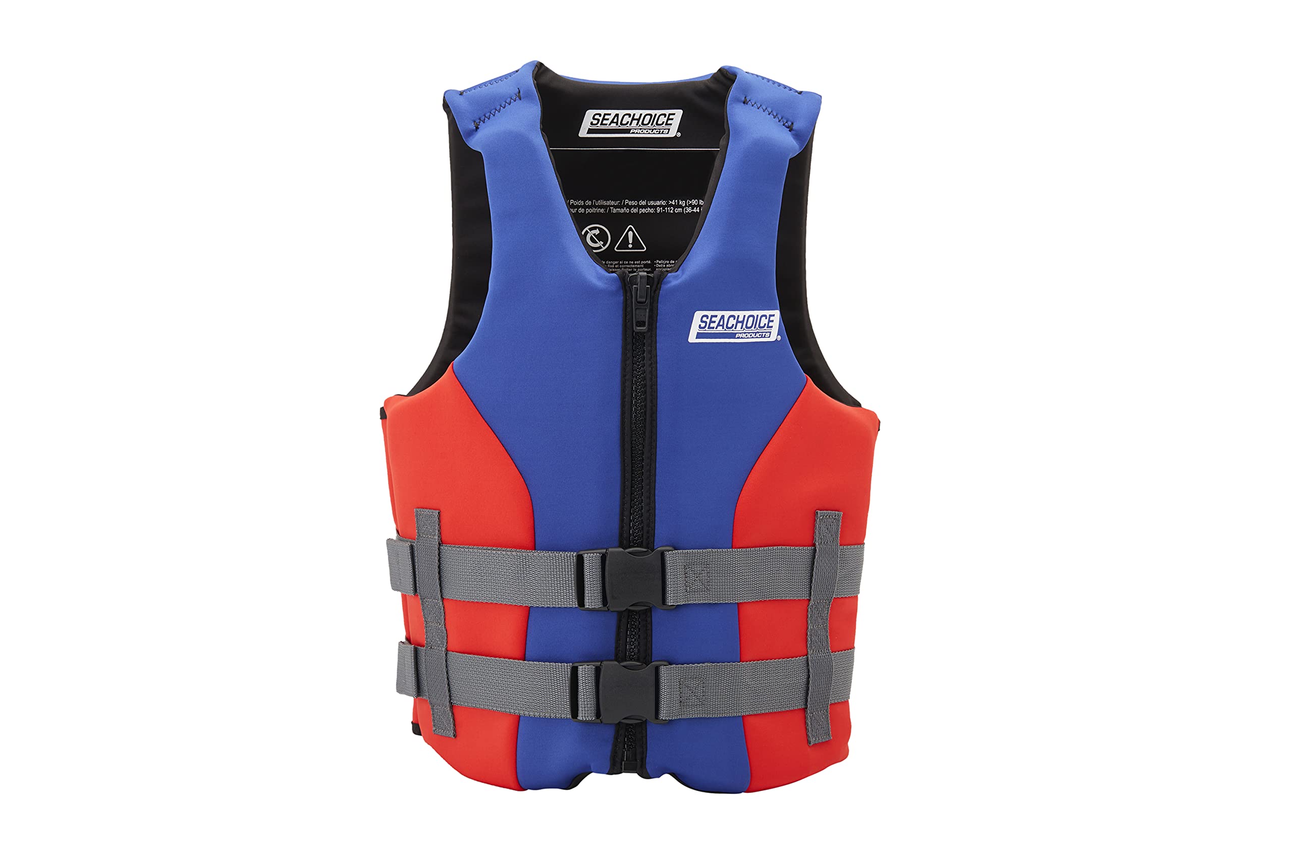 Seachoice 99500 Adult Dual Sized Evoprene Vest Blue, S/M
