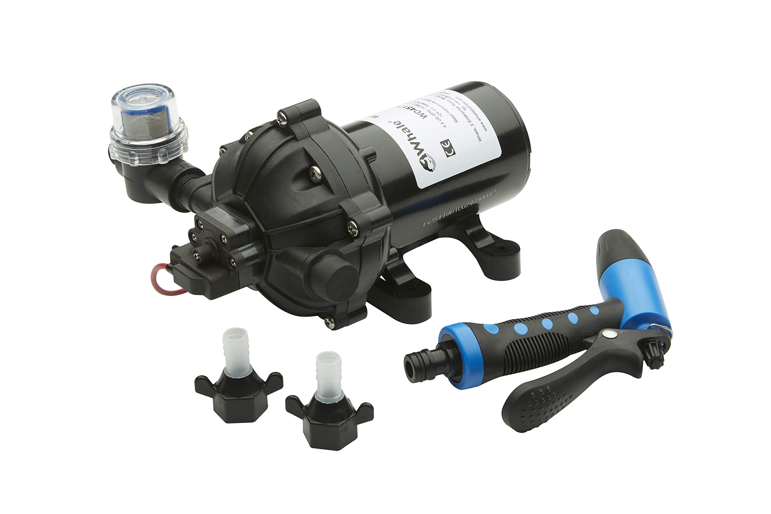 Whale WD4517T High Pressure Wash Down Pump Kit, 4.5 GPH, 12V