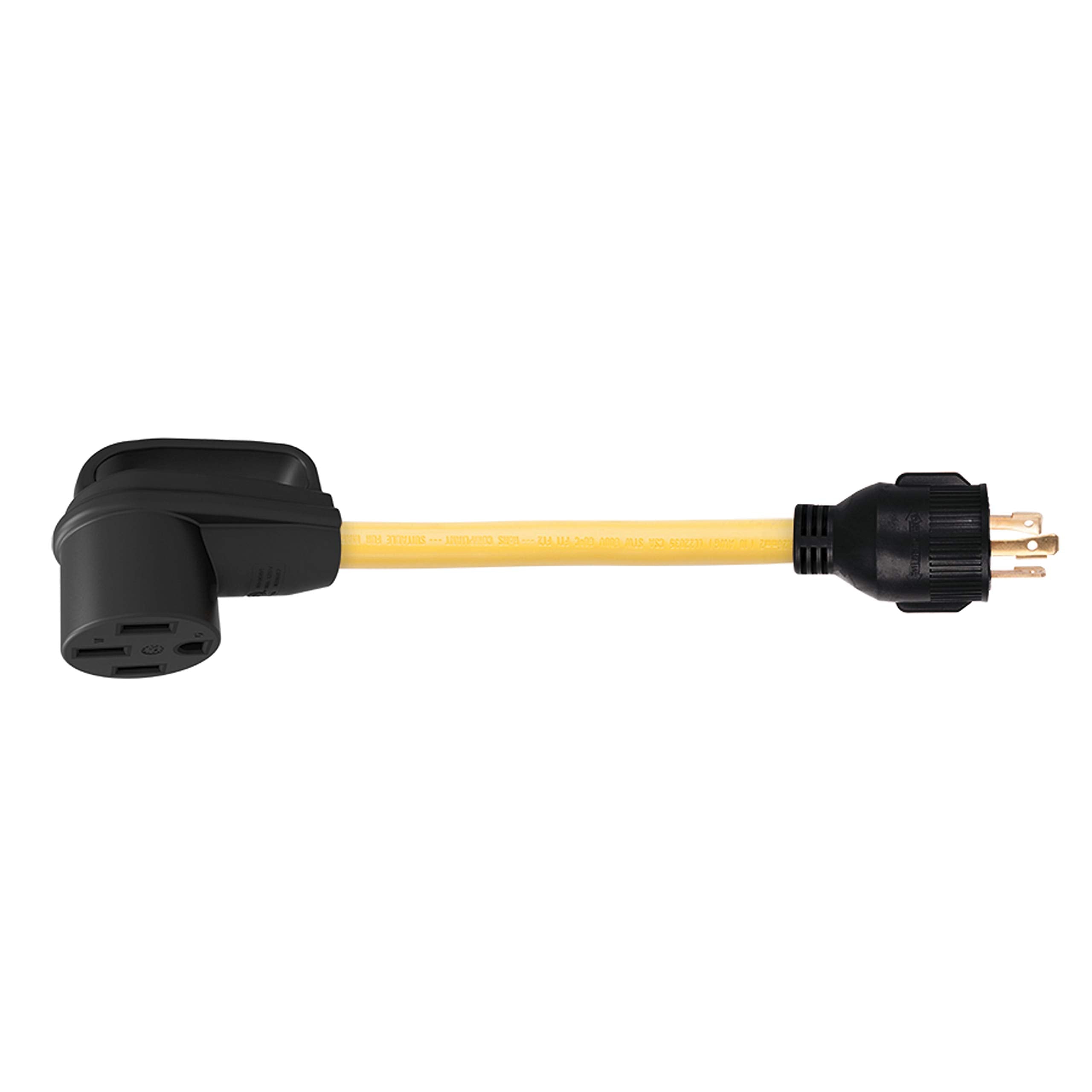 Weekender 3050GPA ParkPower RV Generator Adapter Cord, 30A/125V Locking Male to 50A 125/250V Female