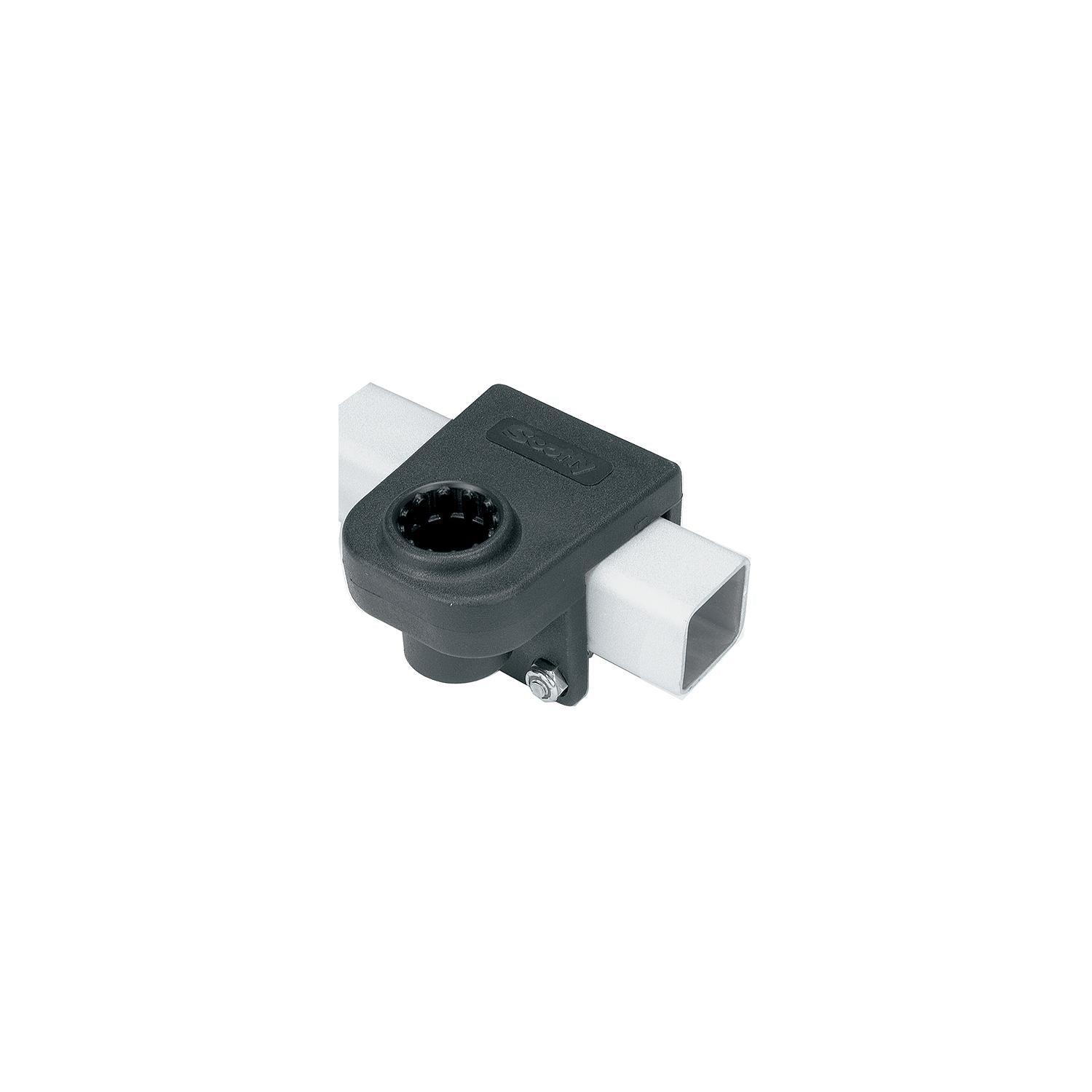 Scotty 0243-BK Rod Holder 1-1/4" Square Rail Mount, Black