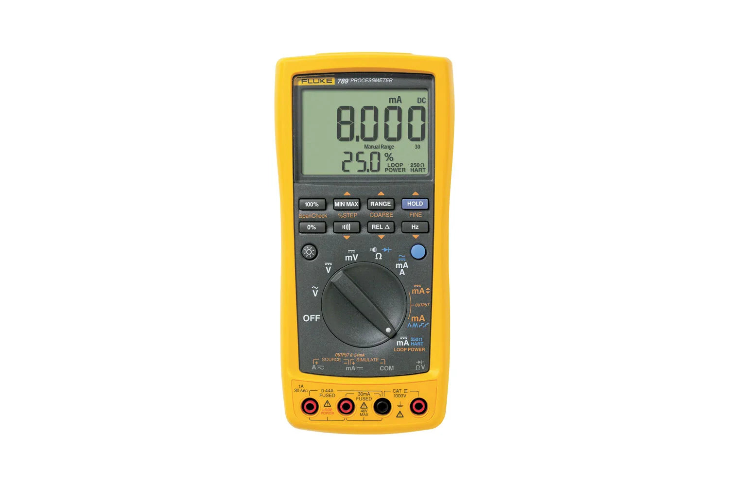 Fluke 789 4-20 mA Loop Calibrator and ProcessMeter (FLUKE-789)