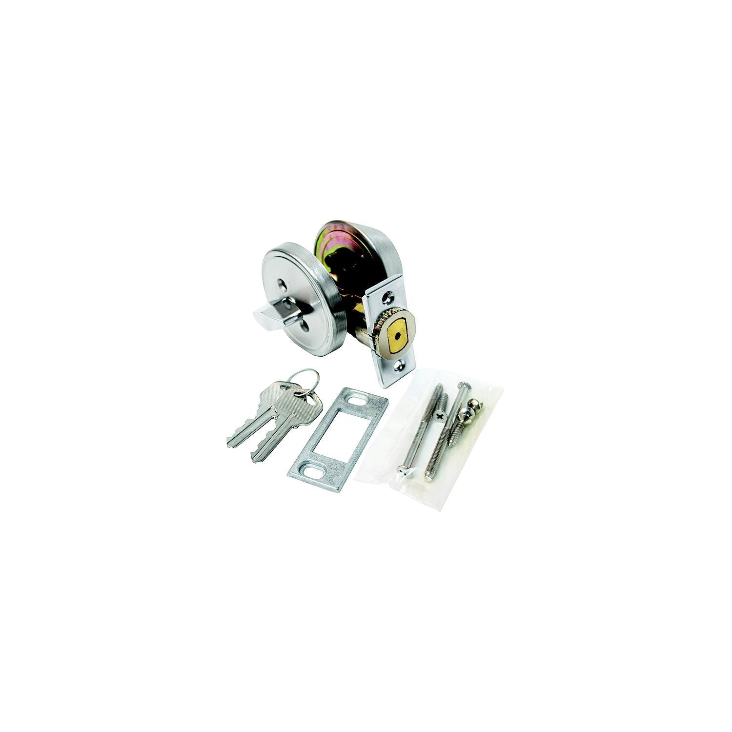 Valterra L32CS3008 SS 3 Way Universal Single Cylinder RV Lock Unlock Deadbolt
