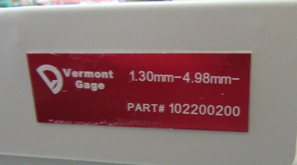 Vermont Gage Pin Gage Library - Pin Detail | Alo Tech Solutions