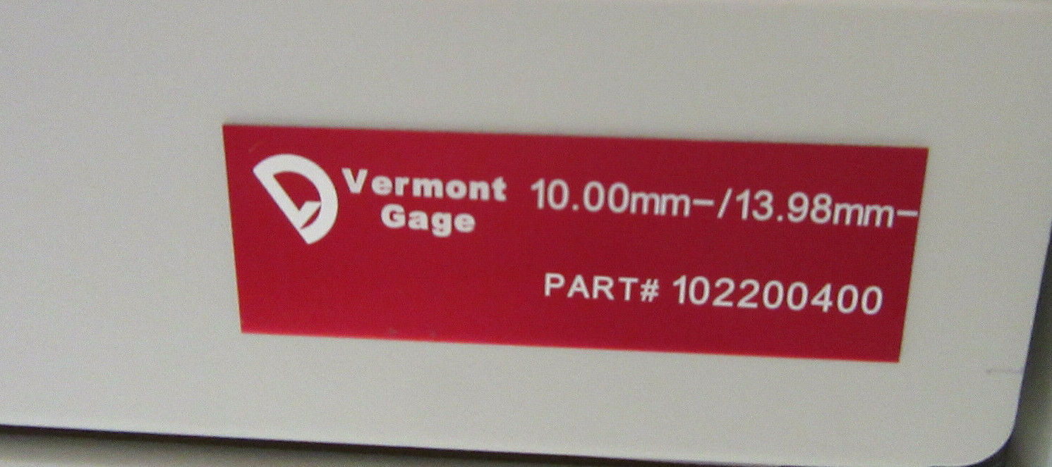 Vermont Gage Pin Gage Library - Side View | Alo Tech Solutions