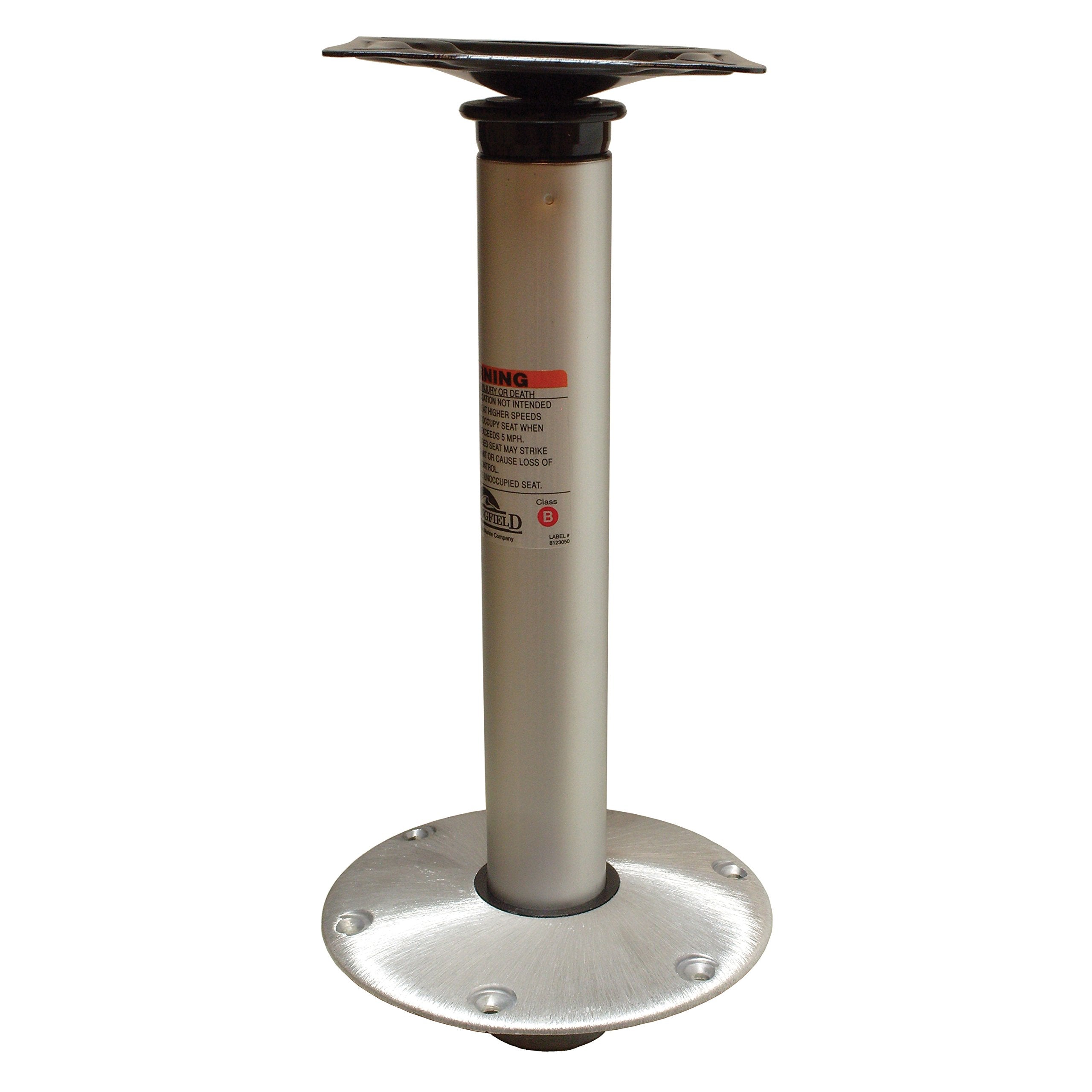Springfield 1300712HL1 Plug-In 2-3/8" Hi-Lo 3-Piece Pedestal Set (Includes Seat, Mount, Post & Base)