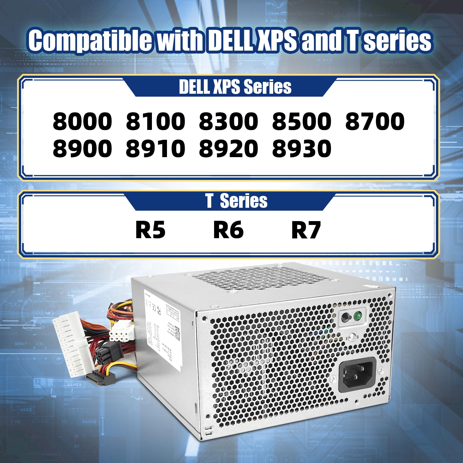 HU460AM-01 WC1T4 D460AM-03 460W Power Supply Compatible with Dell XPS 8930 8920 8910 8900 8700 8300 Alien-Ware Aurora R5 Replacement DPS-460DB-15 AC460AM-01 WY7XX WC1T4 D460AM-03 L350AM-00 - aloinfousa.com