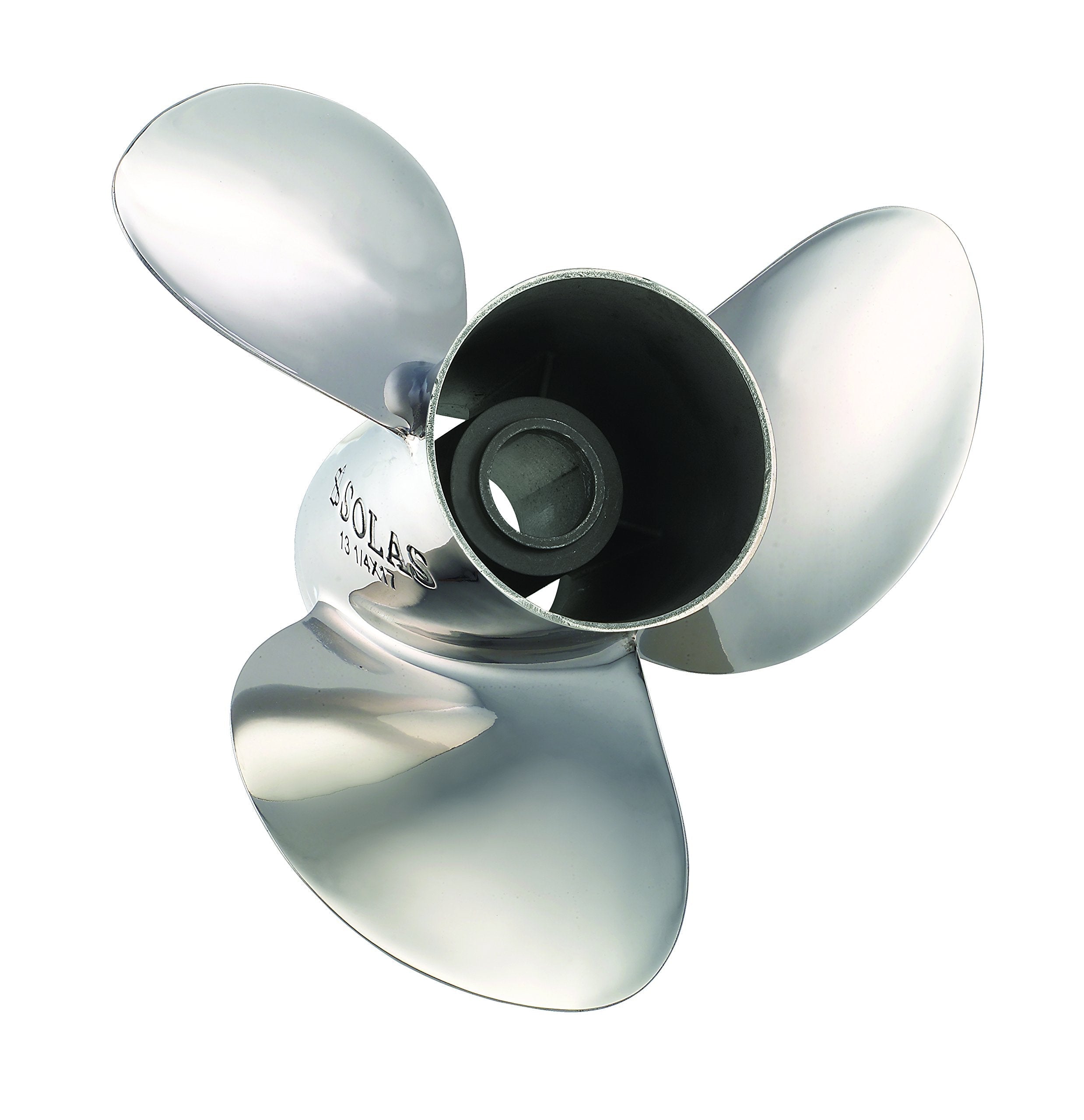 Solas 9331-110-15 Rubex NS3 SS 3-Blade Propeller, RH, 11 x 15, Interchangeable Hub, 3-1/4" Gearcase