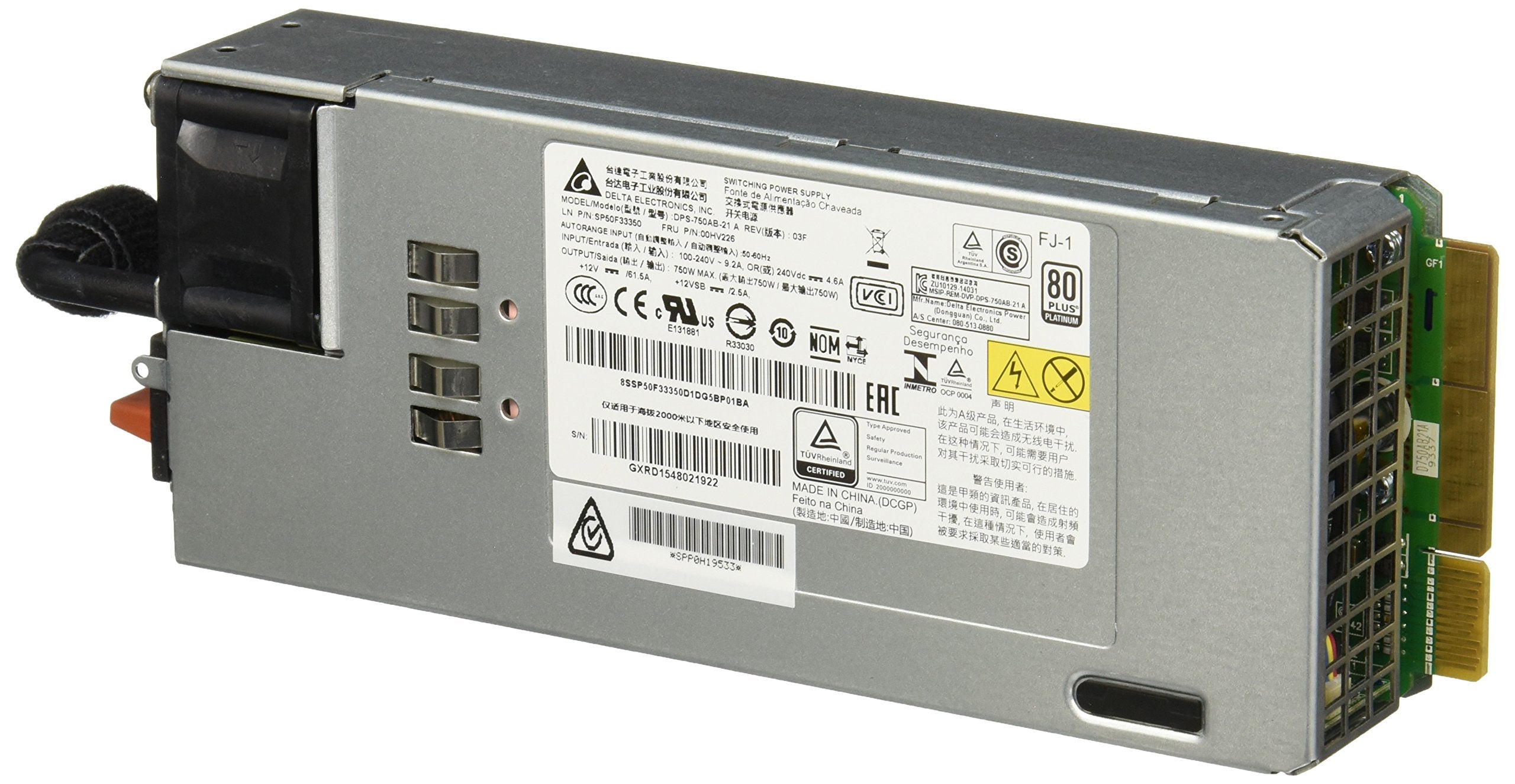 Lenovo Hot-Plug - Plug-in Module 750 Power Supply 4X20F28575