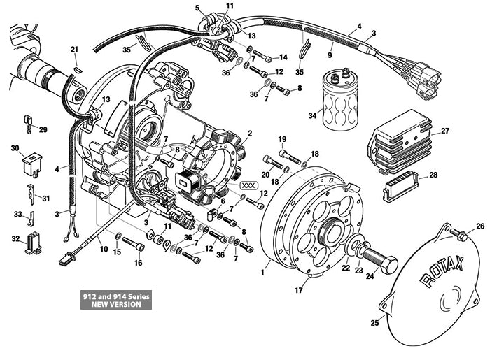 ROTAX 965-176 TRIGGER COIL KIT