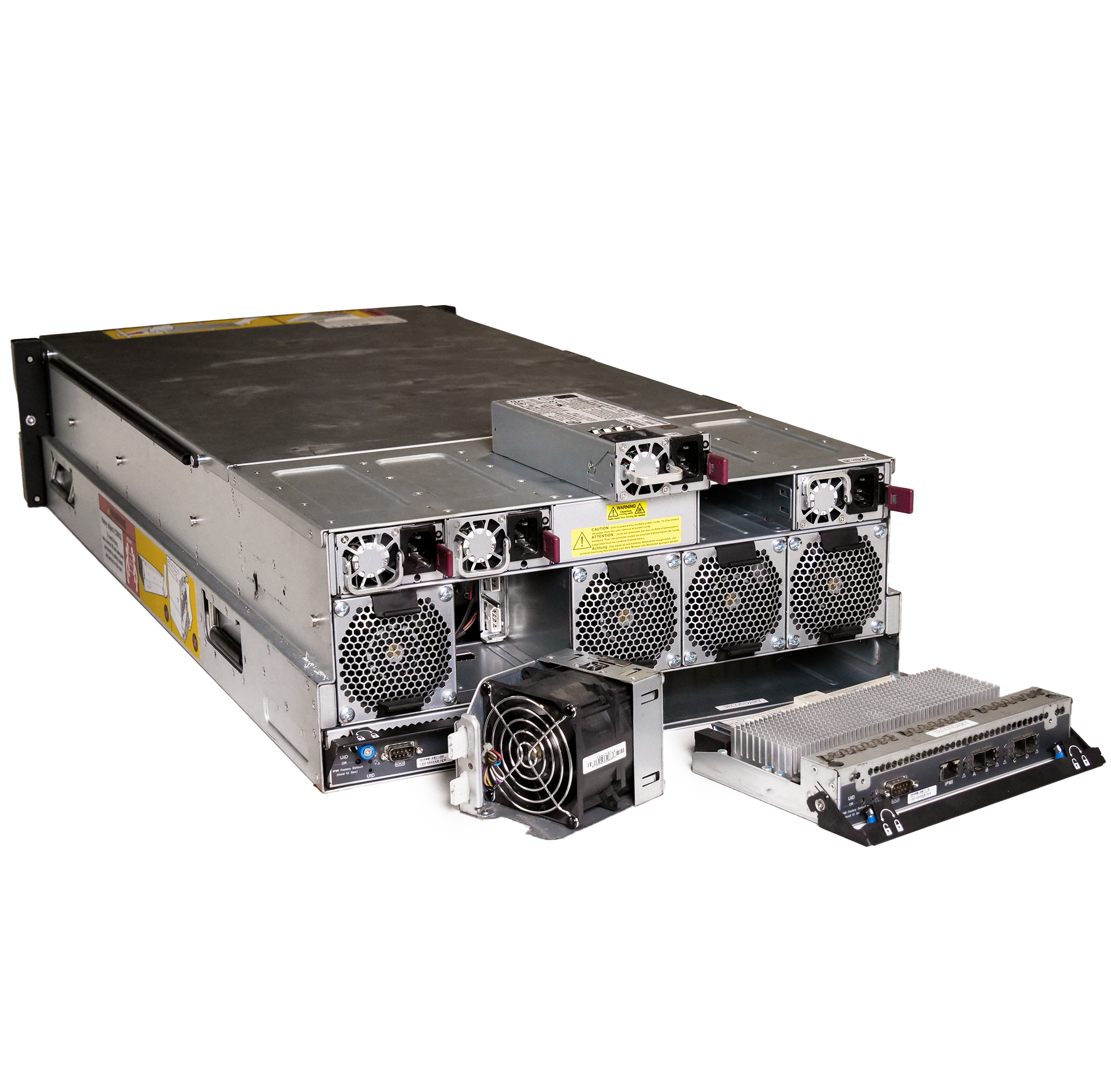 Supermicro SuperChassis 90-Bay SATA/SAS JBOD 4U Rackmount Top-Load Disk Shelf Storage Array 946ED-R2KJBOD | 90-Bay JBOD Enclosure | Up to 2.5PB Grade B