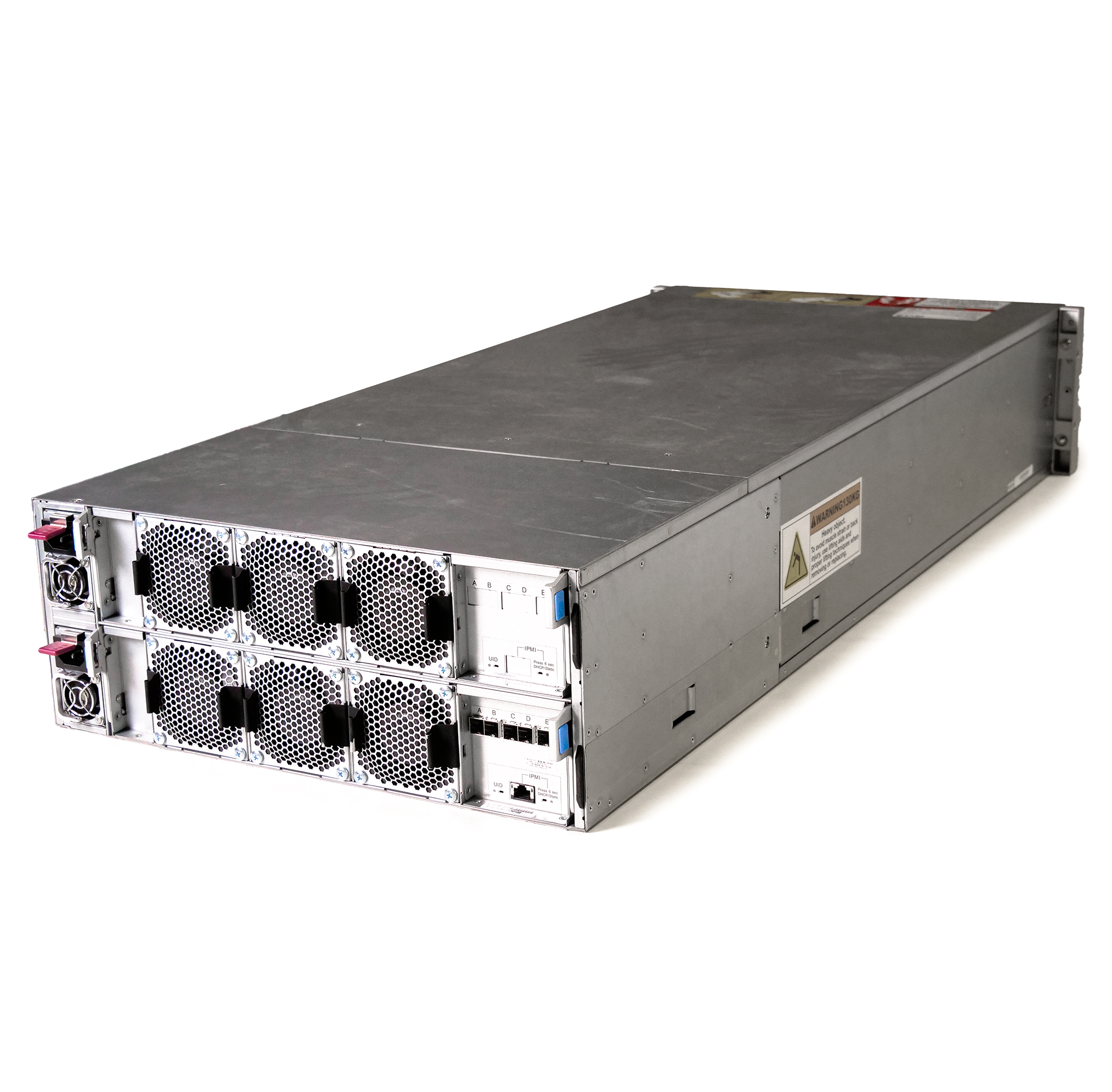 Supermicro SuperChassis 90-Bay SATA JBOD 4U Rackmount Front-Load Disk Shelf Storage Array 947HE1C-R2K05 | 90-Bay Data Center JBOD Enclosure | Up to 2.5PB (Refurbished)