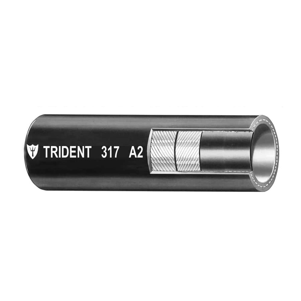 Trident Marine 317-0580 5/8†A2 Fuel & Vent Line Hose Black Sold by the Foot