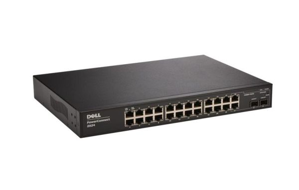 210-77777 - Dell PowerConnect 2824 24-Ports 10/100/1000BASE-T Ethernet Managed Rack-mountable Network Switch with 2-Ports SFP
