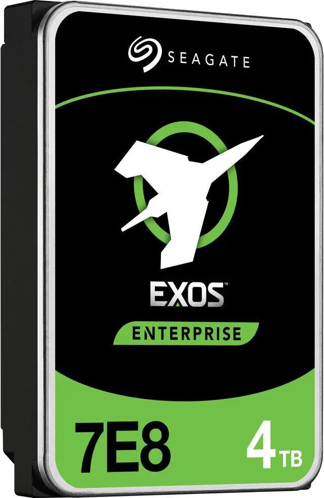Seagate Exos 7E8 Enterprise 4TB 7200RPM 256MB 512N SATA 6Gb/s 3.5" Internal Hard Drive - ST4000NM000A