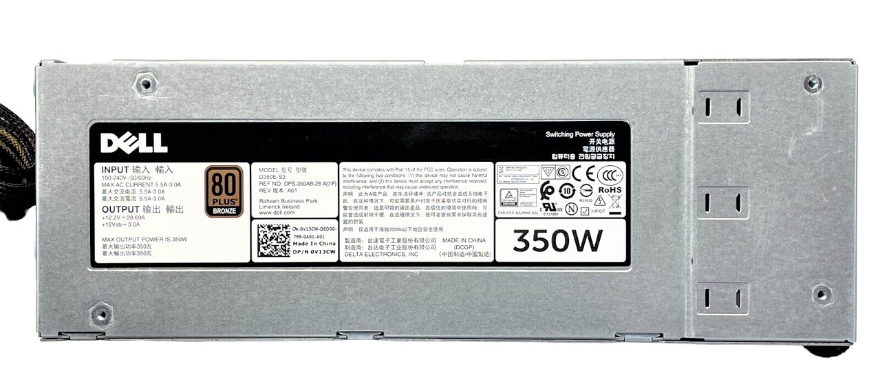 DPS-350AB-28 A - 350W Power Supply 80 Plus Bronze for PowerEdge T330 T340