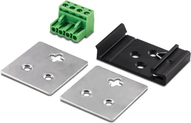 TRENDnet Hardened Industrial 100/1000 Base-T To SFP Media Converter, DIN-Rail And Wall Mount Hardware Included, Multi Or Single Mode Fiber, Power Supply Sold Separately, Black, TI-F11SFP