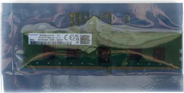 Samsung M321R2GA3BB6-CQK 16GB DDR5-4800 REG EC8 RDIMM PC5-38400R ECC Registered DIMM 288-Pin 1Rx8 1.1V Server Memory RAM Module