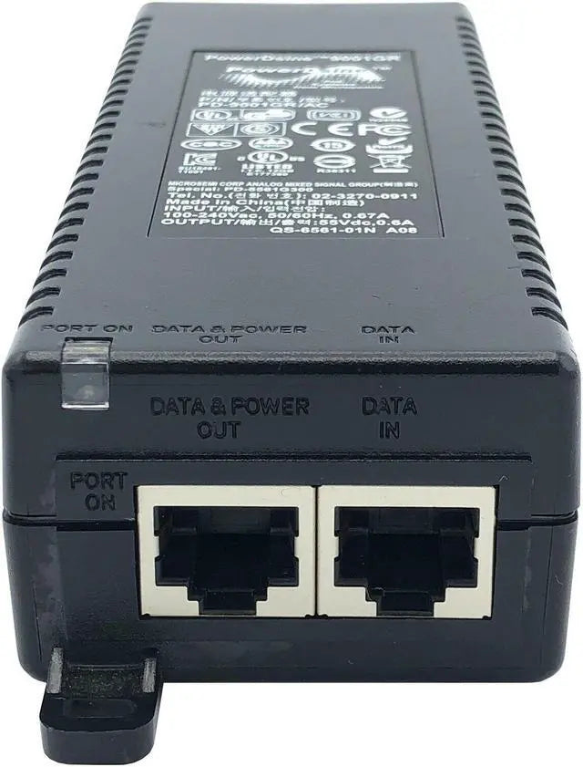 Alt view image 2 of 7 - NEW Genuine Microsemi 9001GR PoE Injector PD-9001GR/AC 802.3at 30W 55V Gigabit