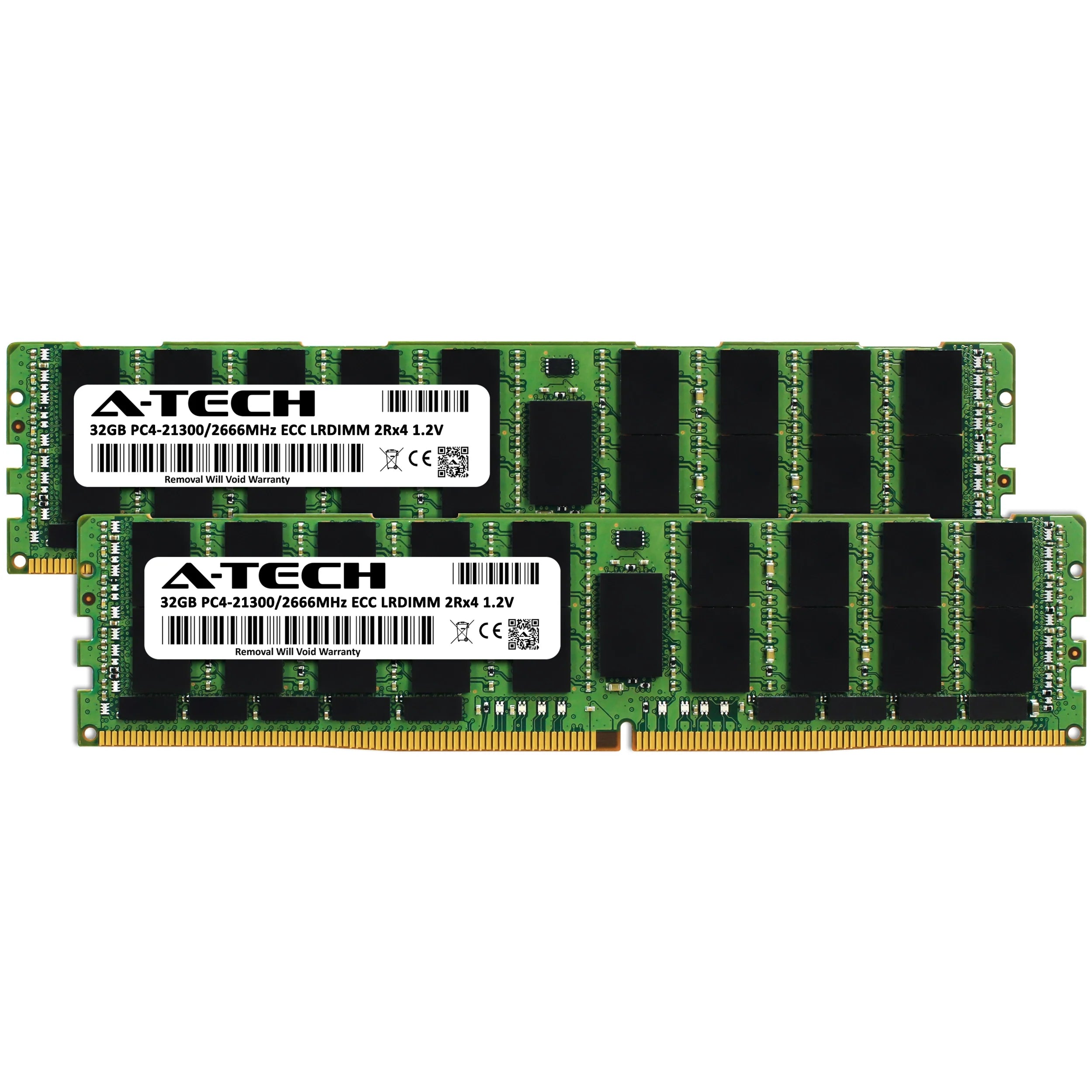 Dell PowerEdge R6415 Memory RAM | 64GB Kit (2x32GB 2Rx4 DDR4 2666MHz (PC4-21300 LRDIMM
