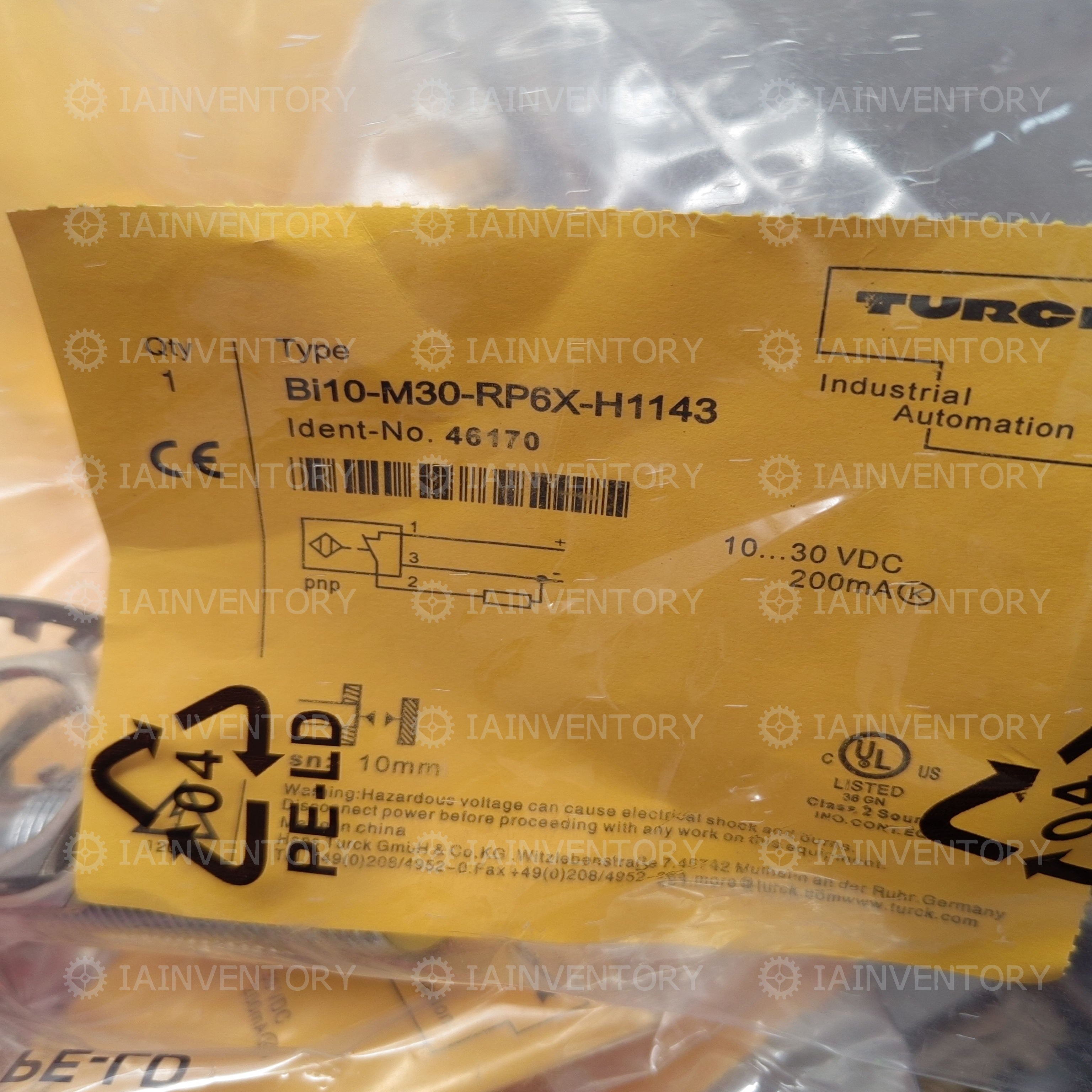 TURCK BI10-M30-RP6X-H1143