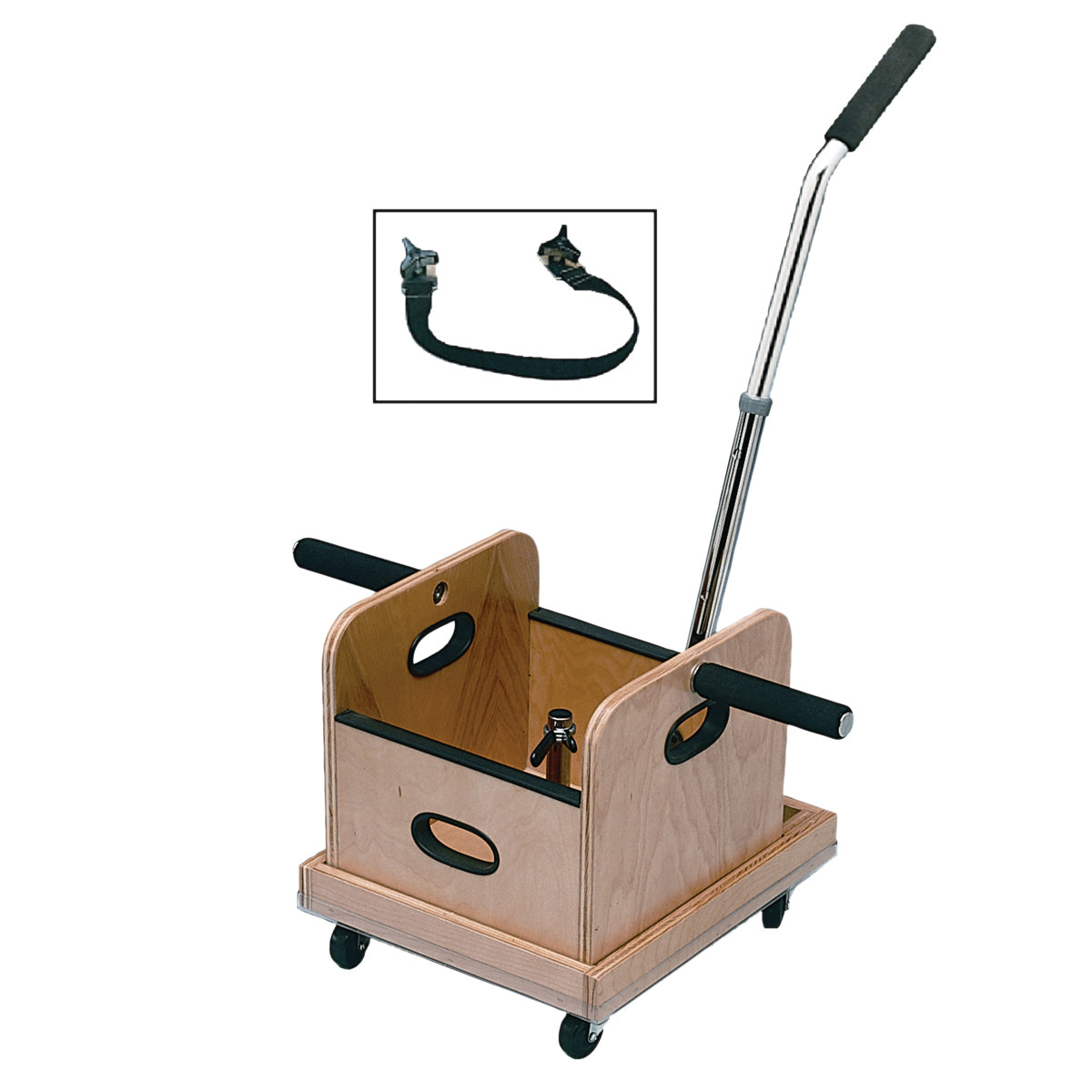 Work Hardening Mobile Weighted Cart w/ Straight Handle & Accessory Box