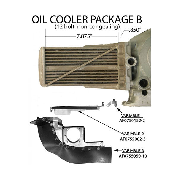 AF0750128-76 Baffle Assembly Bare, Black Seal