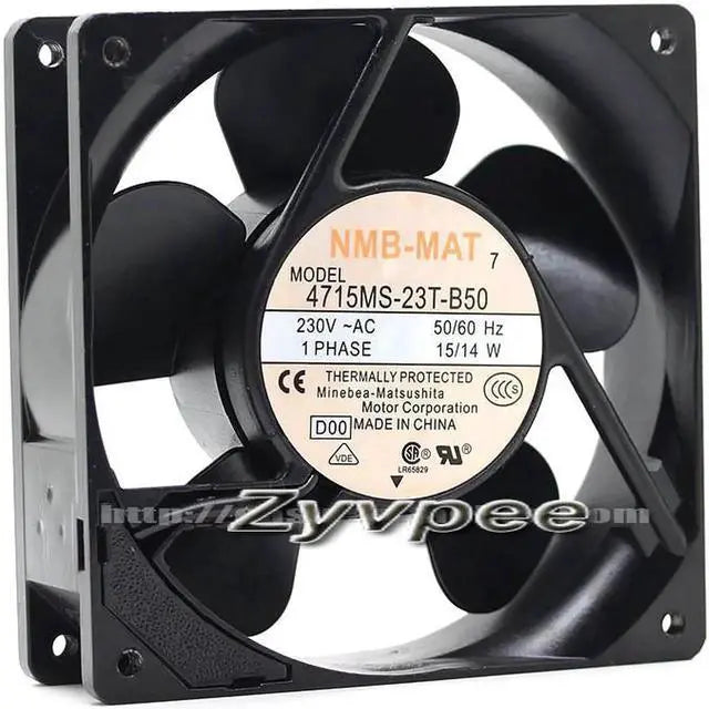 Main image of for NMB 4715MS-23T-B50 120*38MM 230V 50/60Hz 15/14W Dual Balls bearing 12CM AC cabinet axial fan