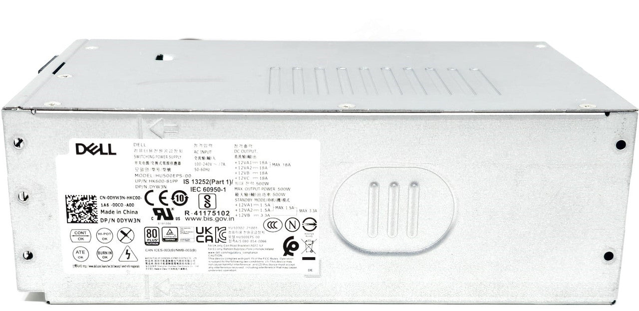 HU500EPS-01 - 500W Power Supply for Precision 3660 Inspiron 3910 XPS 8950 OptiPlex 7000 Tower