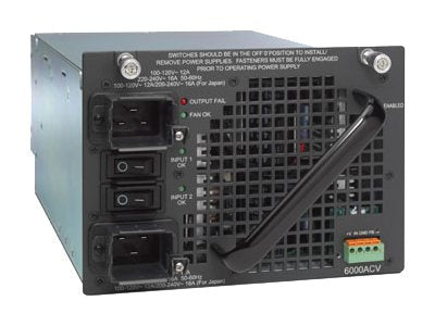 Catalyst 4500 6000W AC dual input Power Supply (Data + PoE