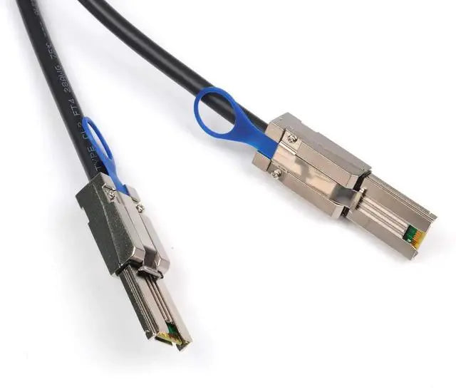 Alt view image 3 of 6 - 2PCS Mini SAS26P SFF-8088 to SFF-8088 2M 6.6 feet External Cable Attached SCSI