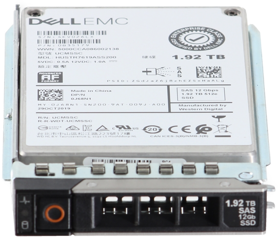 Dell 1.92TB 12Gbps SAS Read Intensive TLC 2.5 SSD PM1633a
