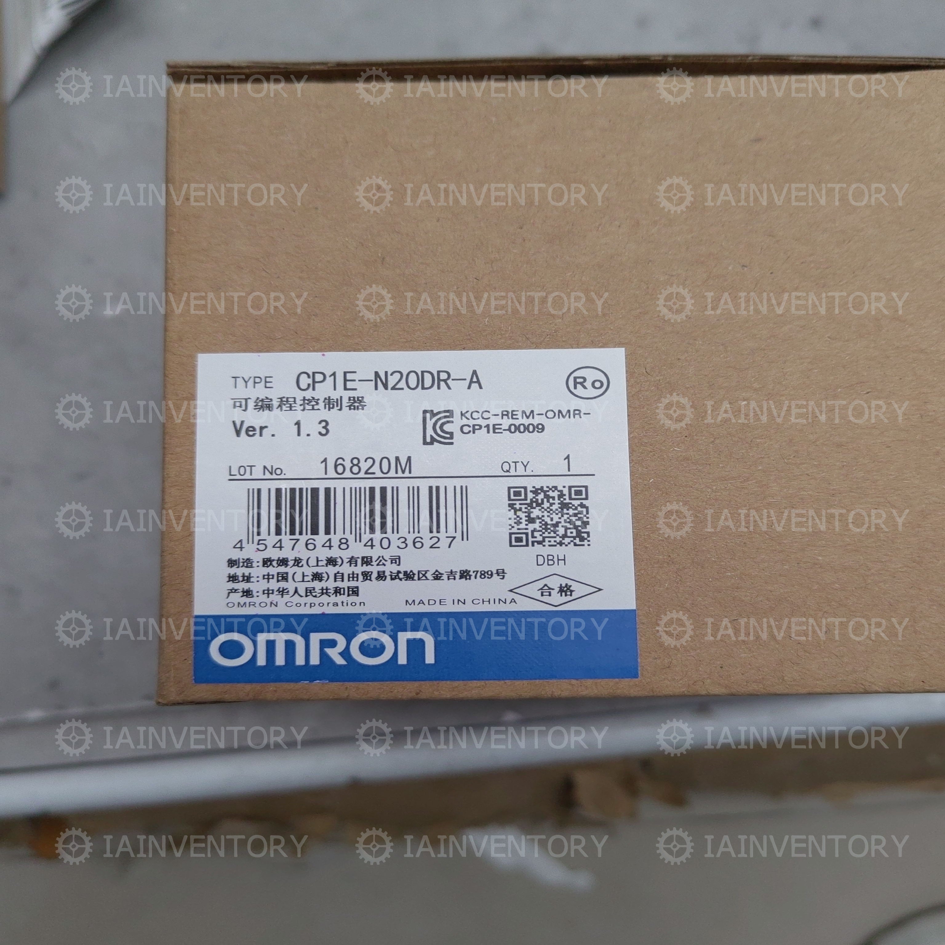 OMRON Programmable Controller PLC Module CP1E-N20DR-A CP1EN20DRA