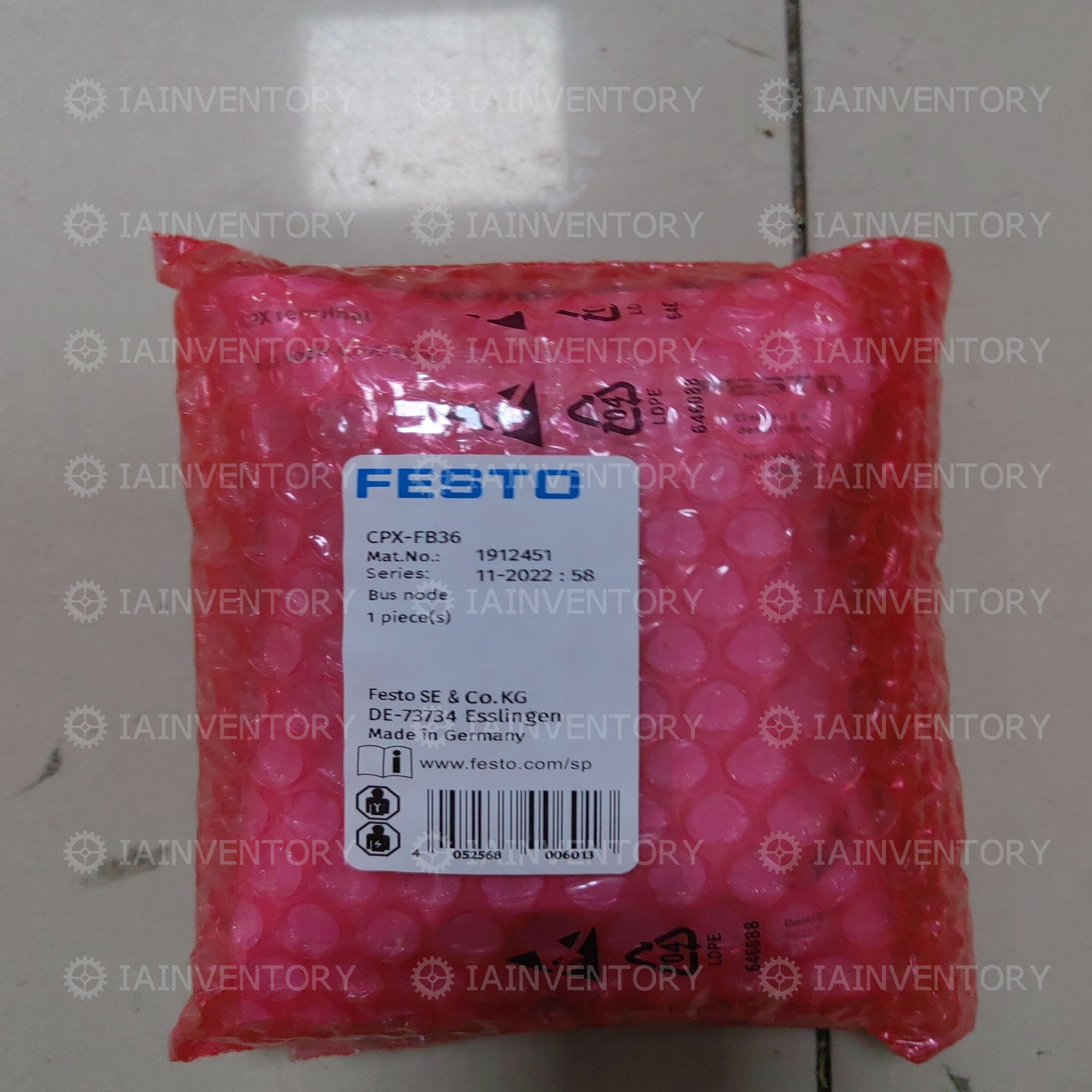 Festo CPX-FB36 Ethernet Communication Module 1912451