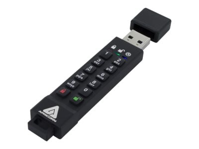 Apricorn 64GB 256-BIT AES XTS Encrypted USB 3.0 Flash Drive